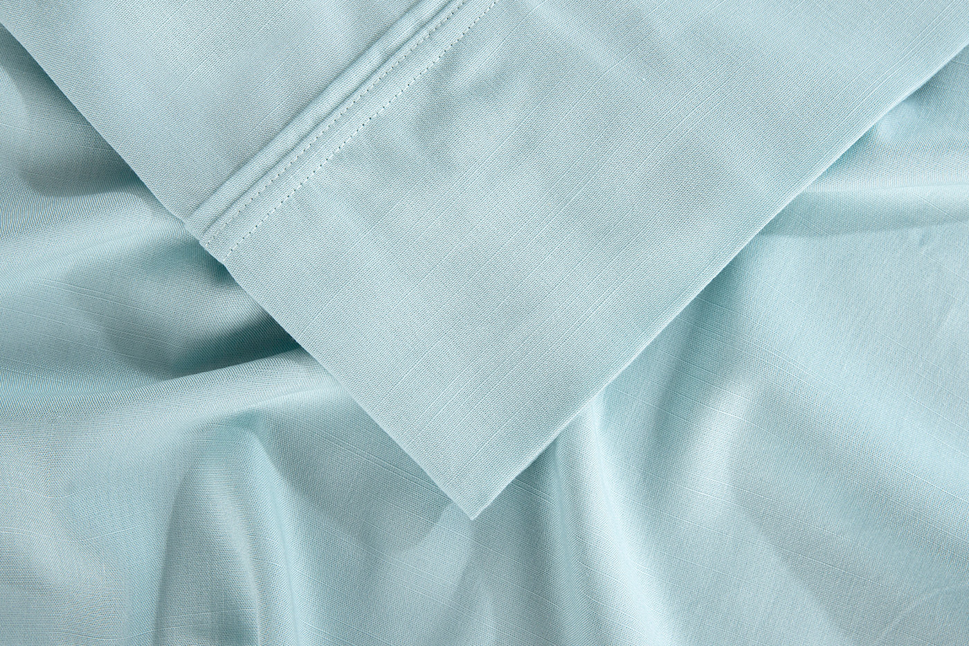 Bedgear Hyper-Linen Sheet Set - Misty Blue, King Size