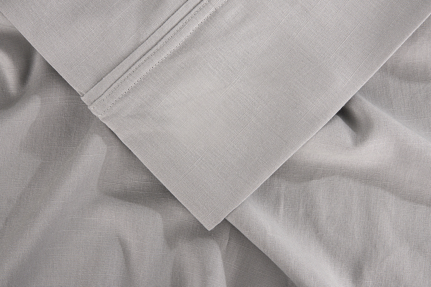 Bedgear Hyper-Linen Sheet Set - Light Gray, Queen Size