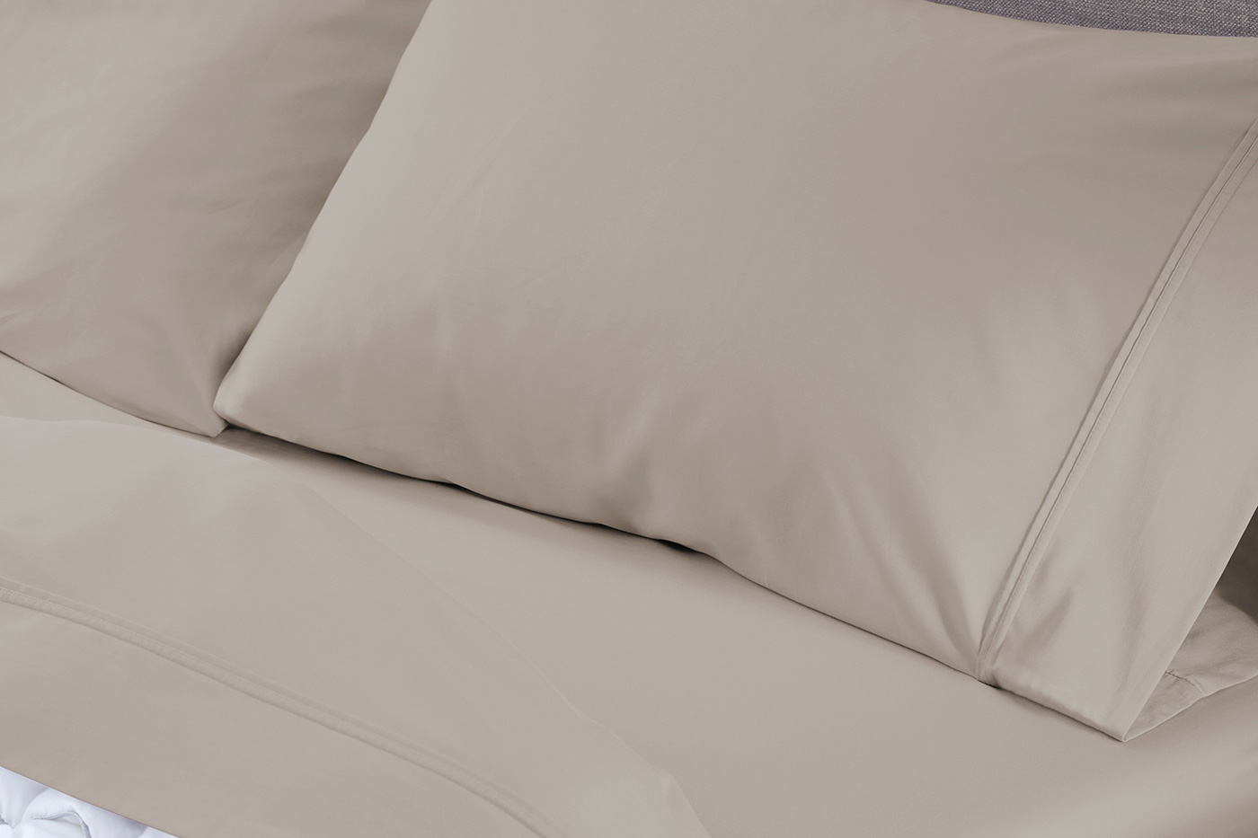 Bedgear Hyper-Cotton Sheet Set - Medium Beige, California King Size