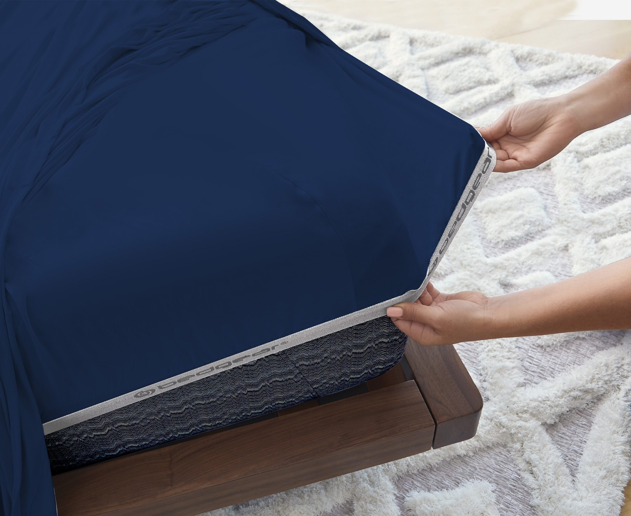 Bedgear Hyper-Cotton Sheet Set - Navy, Full