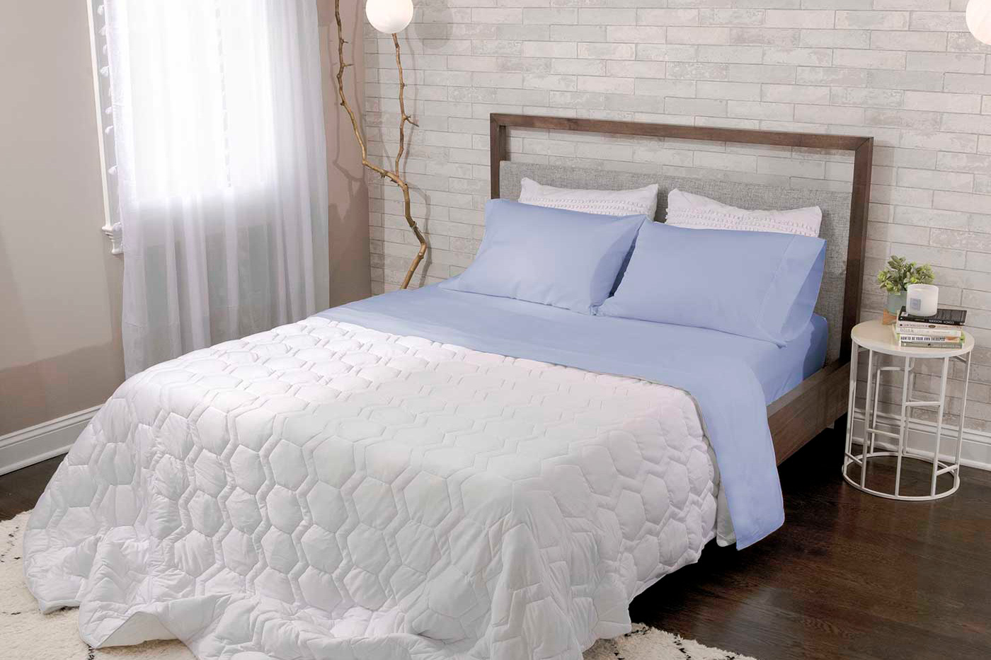 Bedgear Basic Sheet Set - Mist, Full Size