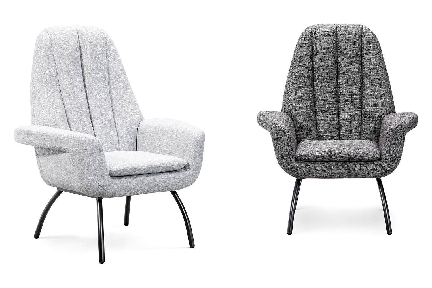 Bellini™ Alberto Accent Chair - Light Gray