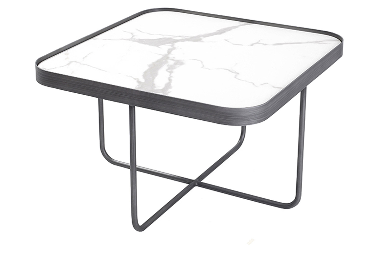 Bellini Anna End Table - White, Small