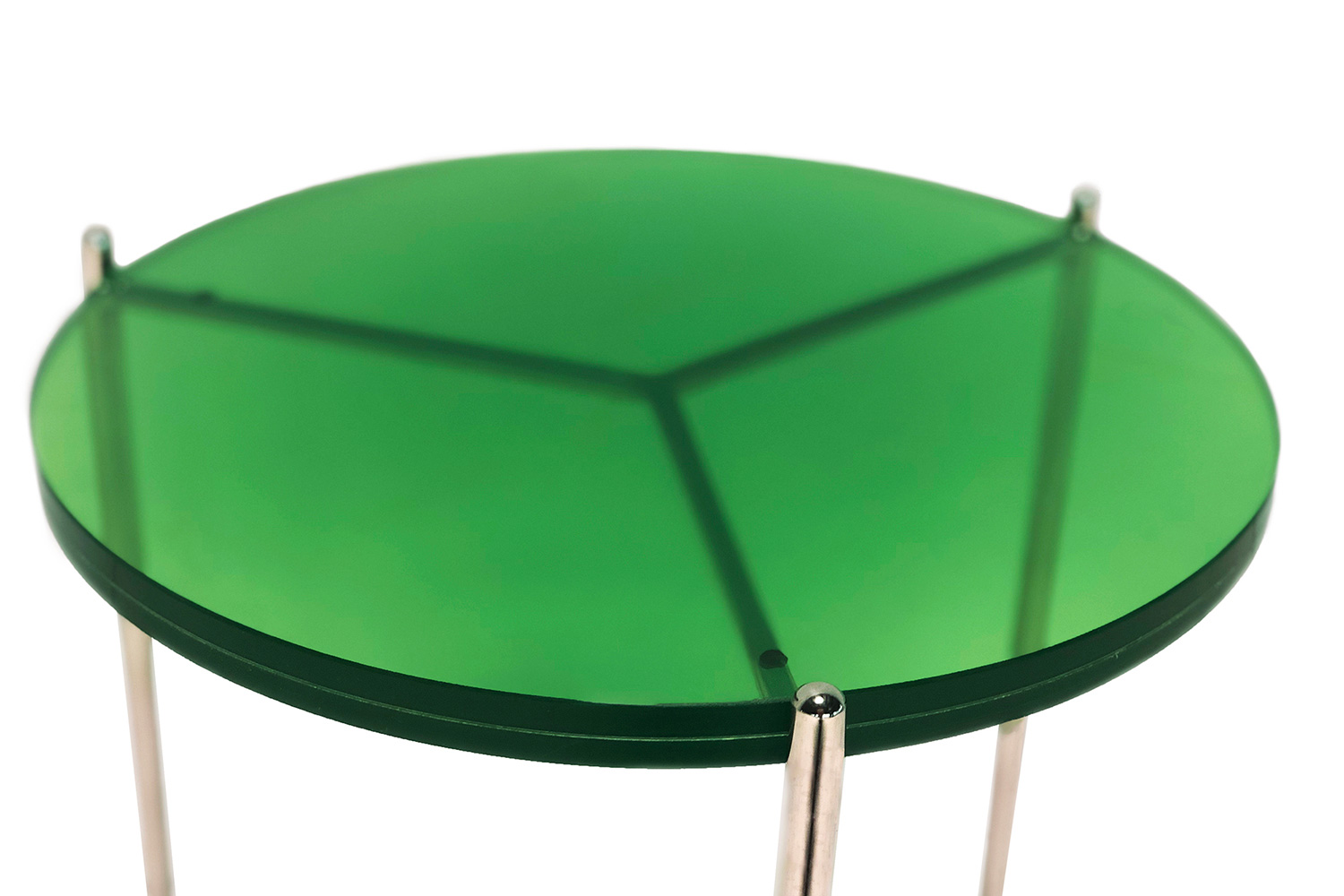 Bellini™ Bolt End Table - Green, 18"