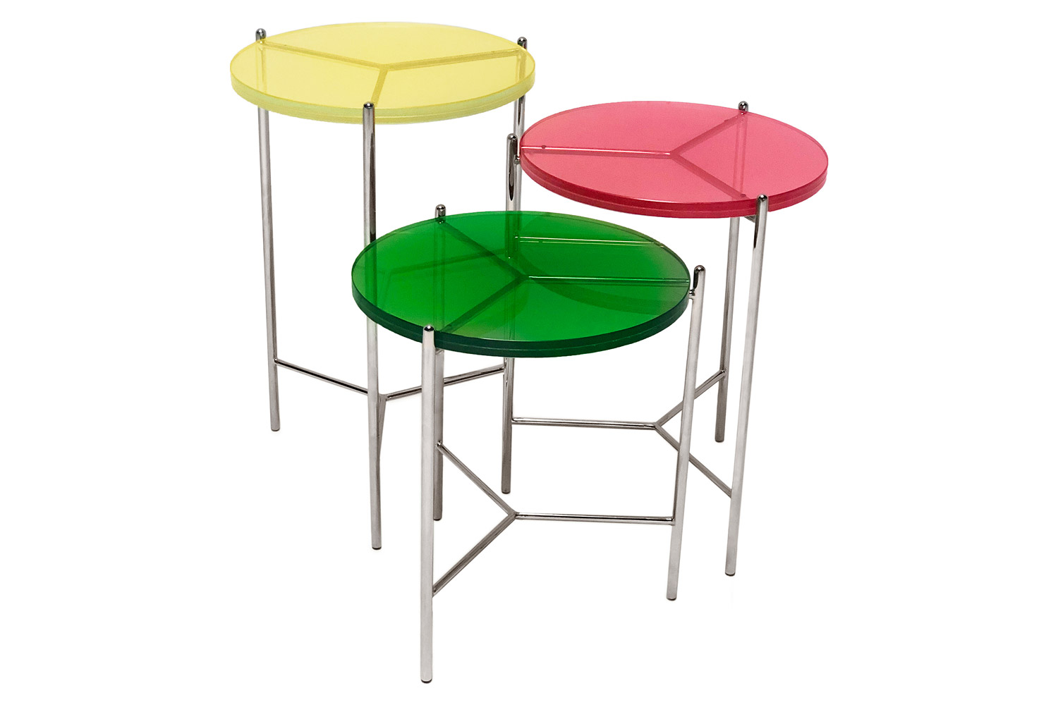 Bellini™ Bolt End Table - Green, 18"