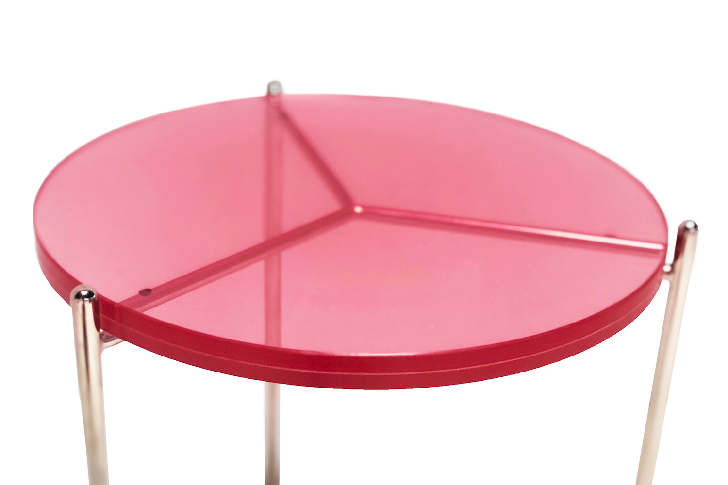 Bellini™ Bolt End Table - Pink, 18"