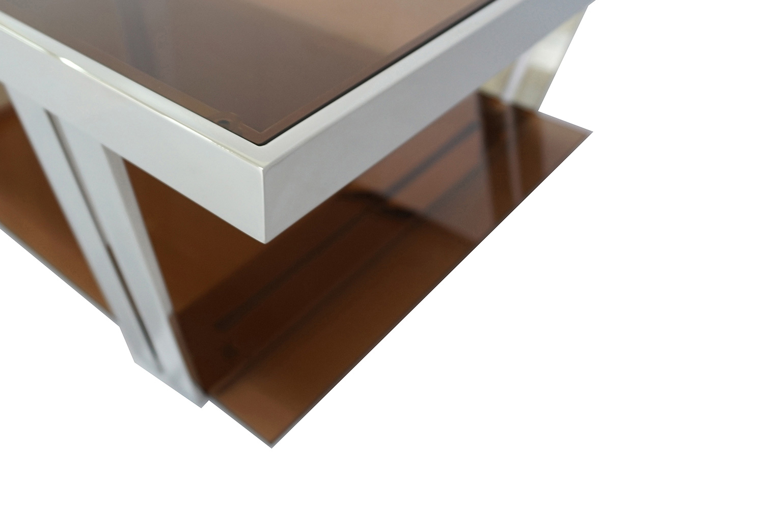 Bellini - Carraway Coffee Table in Brownish Gold/Silver