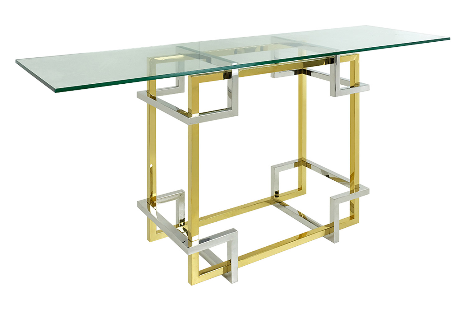 Bellini - Element Sofa Table in Silver/Gold