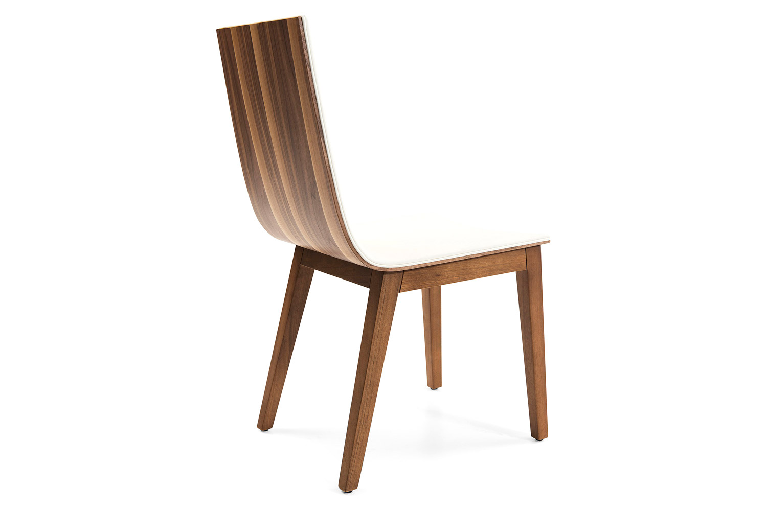 Bellini - Eva Dining Chair Set of 2 in White/Light Walnut