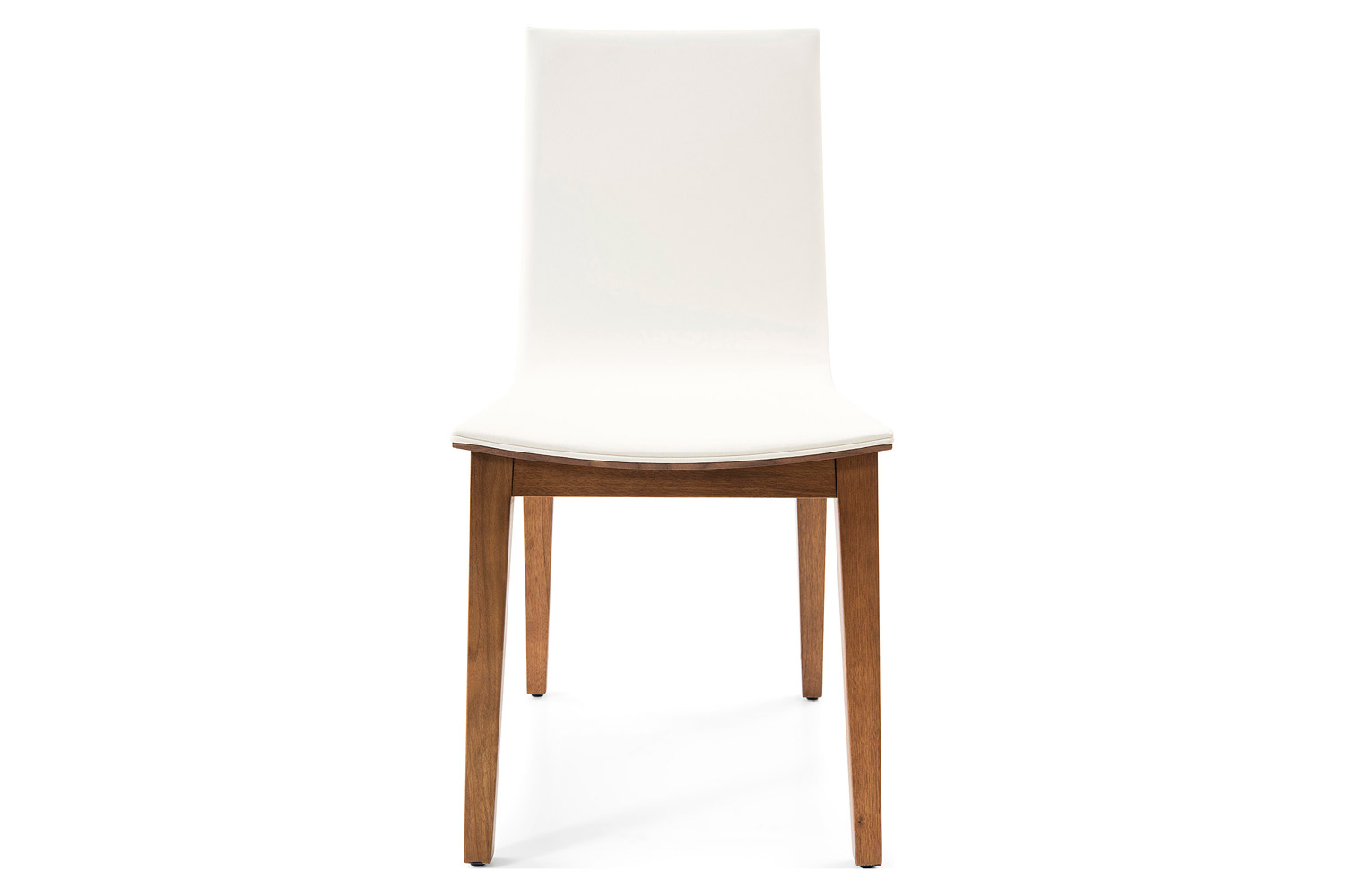 Bellini - Eva Dining Chair Set of 2 in White/Light Walnut