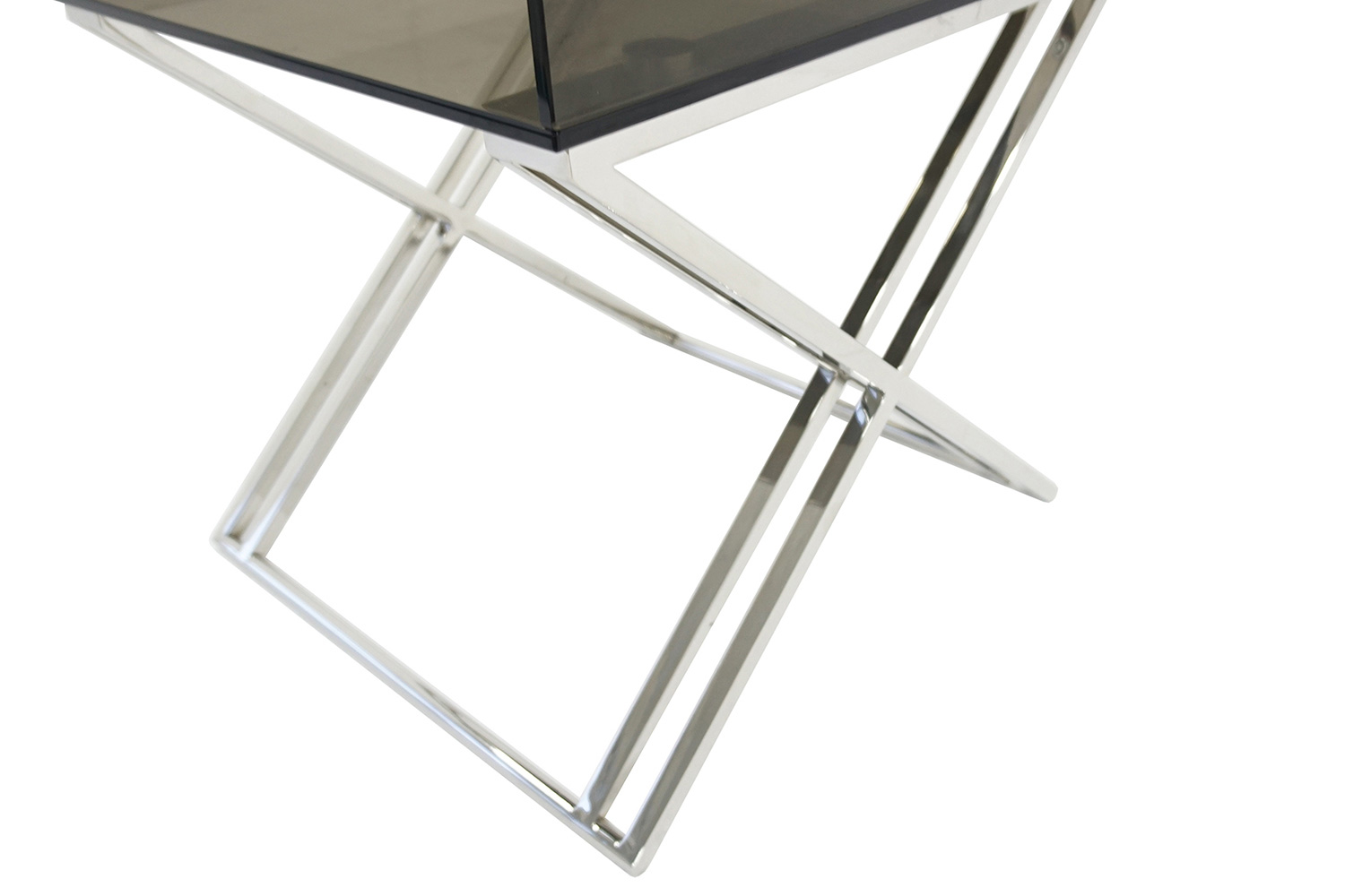 Bellini - Gatsby End Table in Smoked Glass