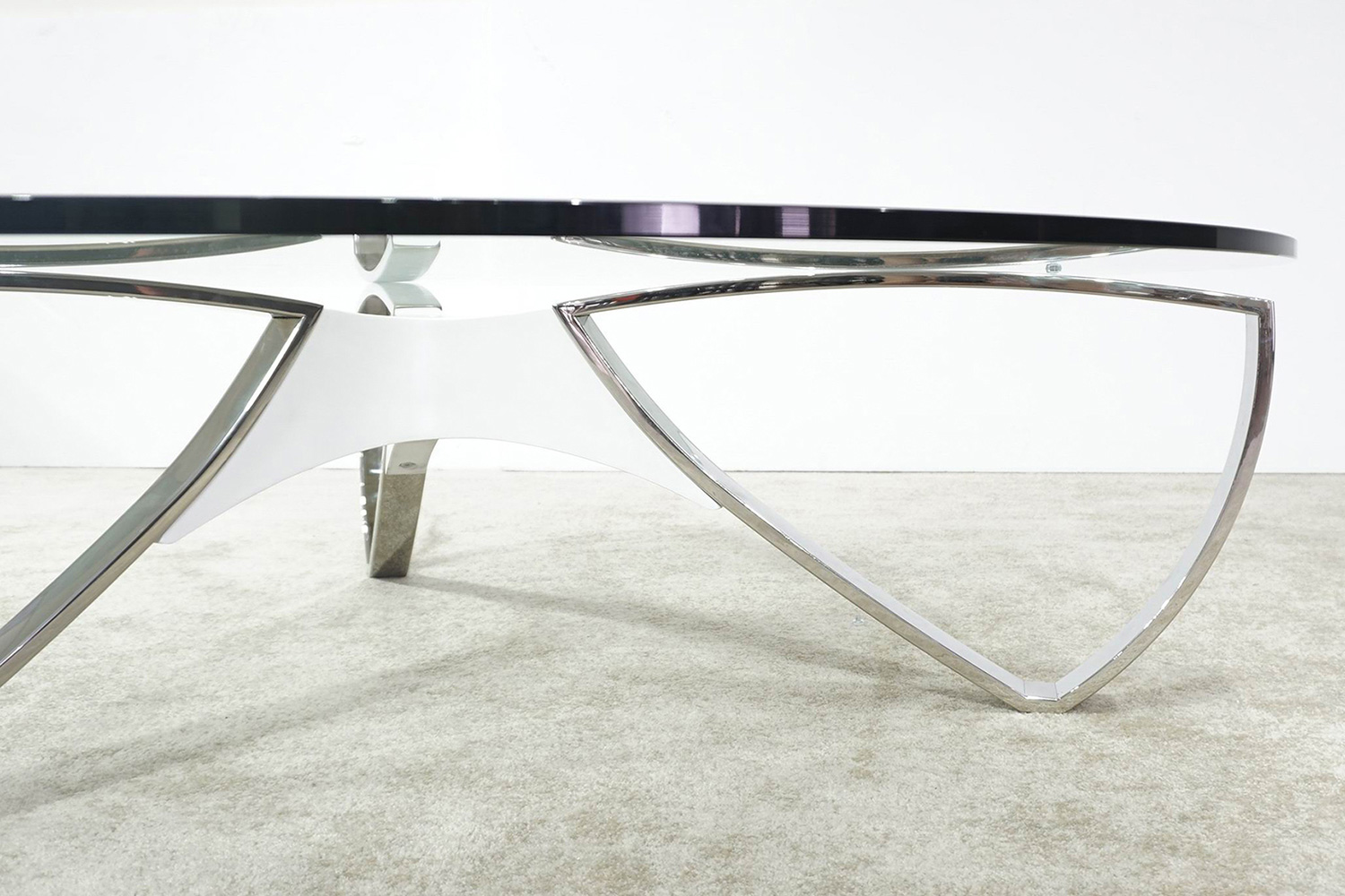 Bellini Jango Coffee Table - White, 44"