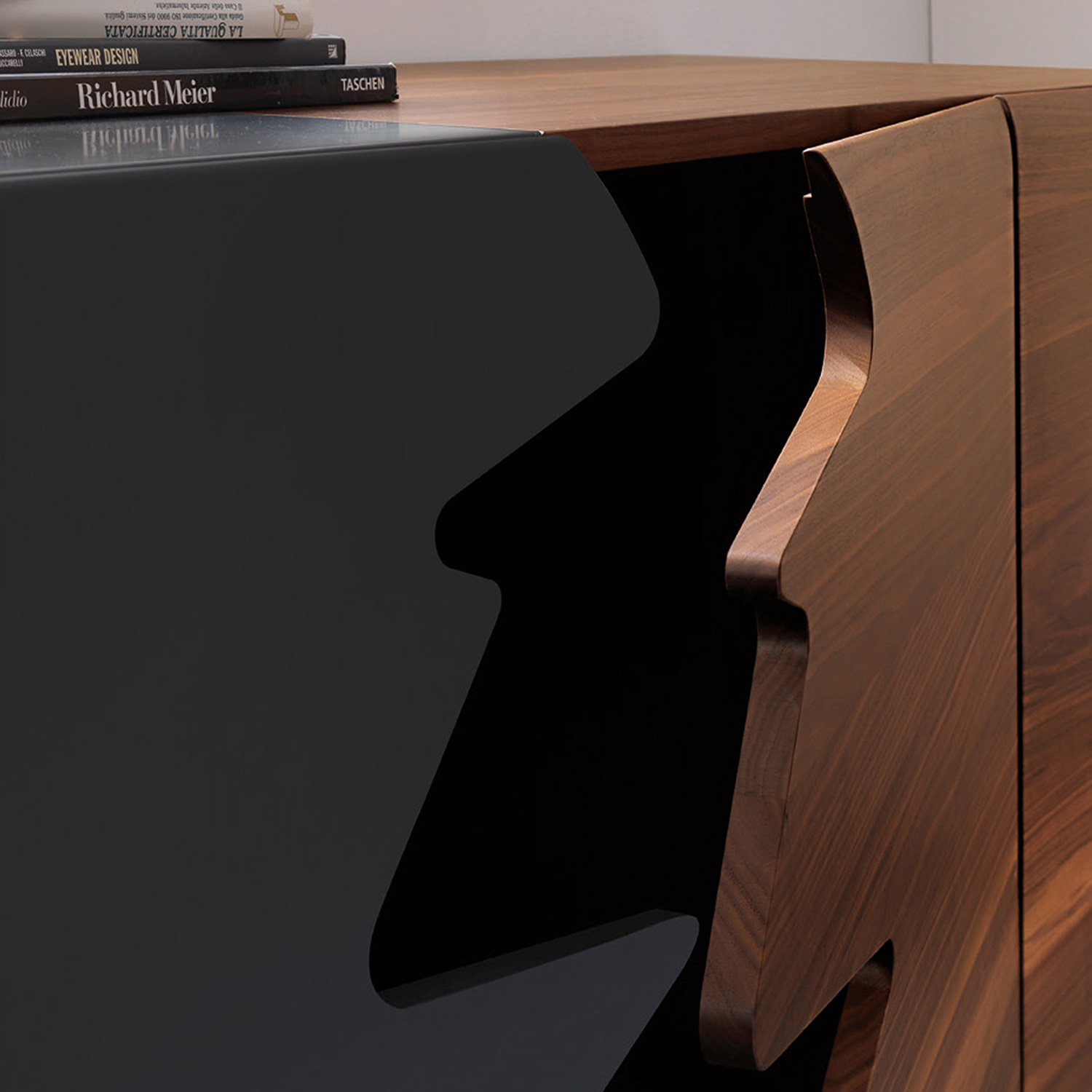 Bellini Kali Sideboard - Walnut/Anthracite