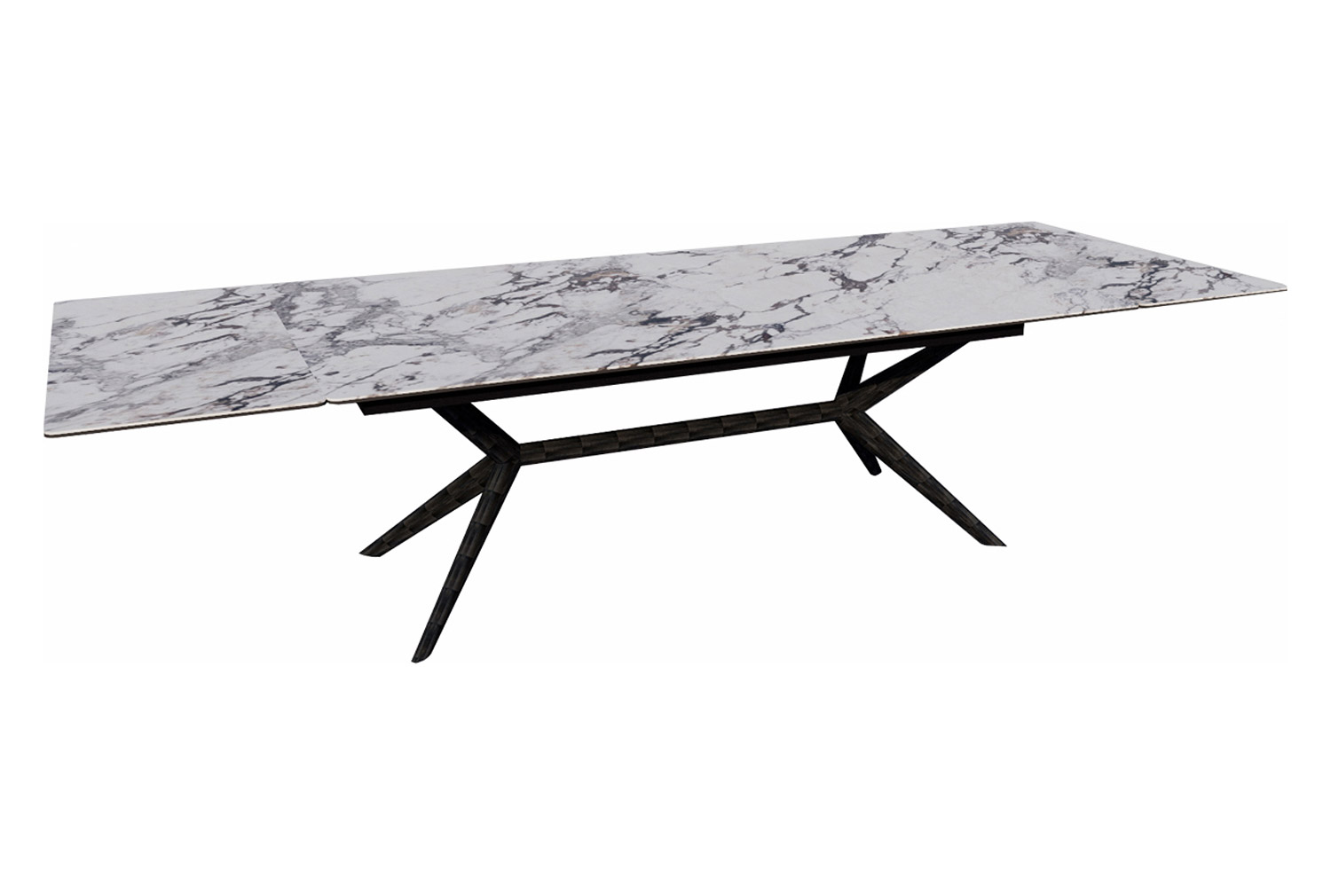 Bellini Lago Extendable Dining Table - Black