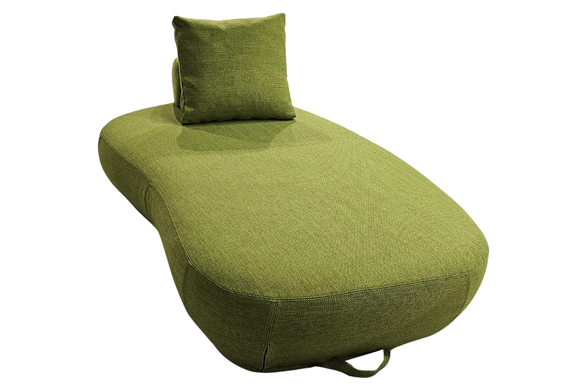 Bellini Luna Curved Outdoor Chaise - Green