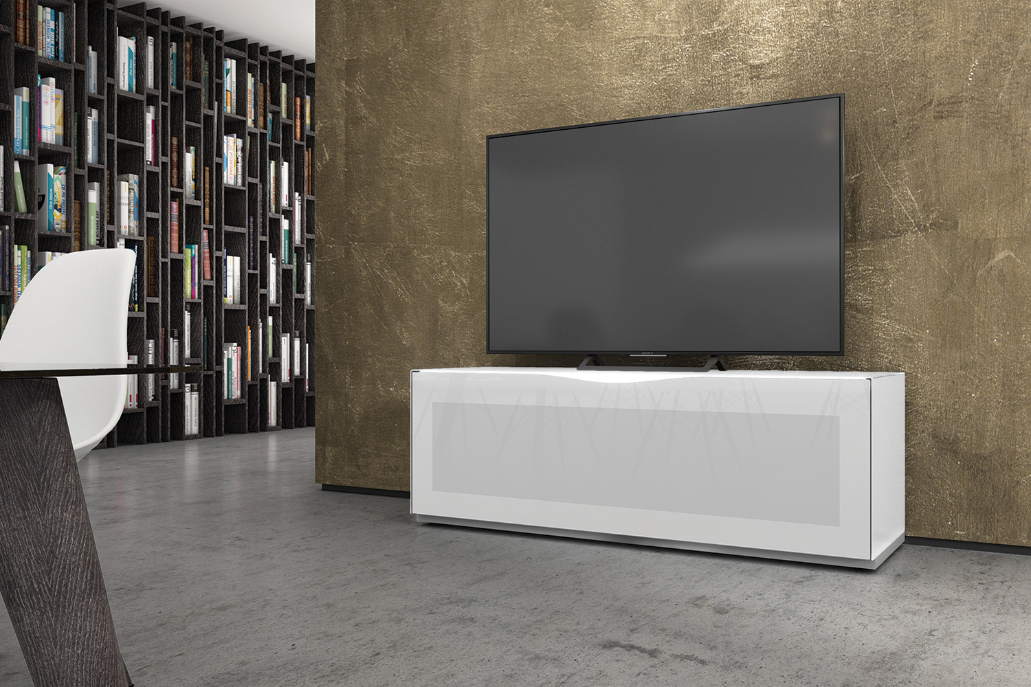 Bellini Modica TV Stand - White