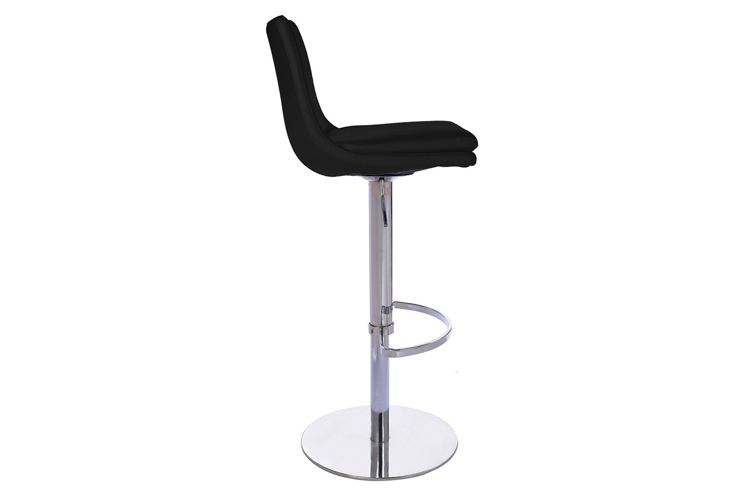 Bellini Monte Carlo Swivel Hydraulic Barstool - Black