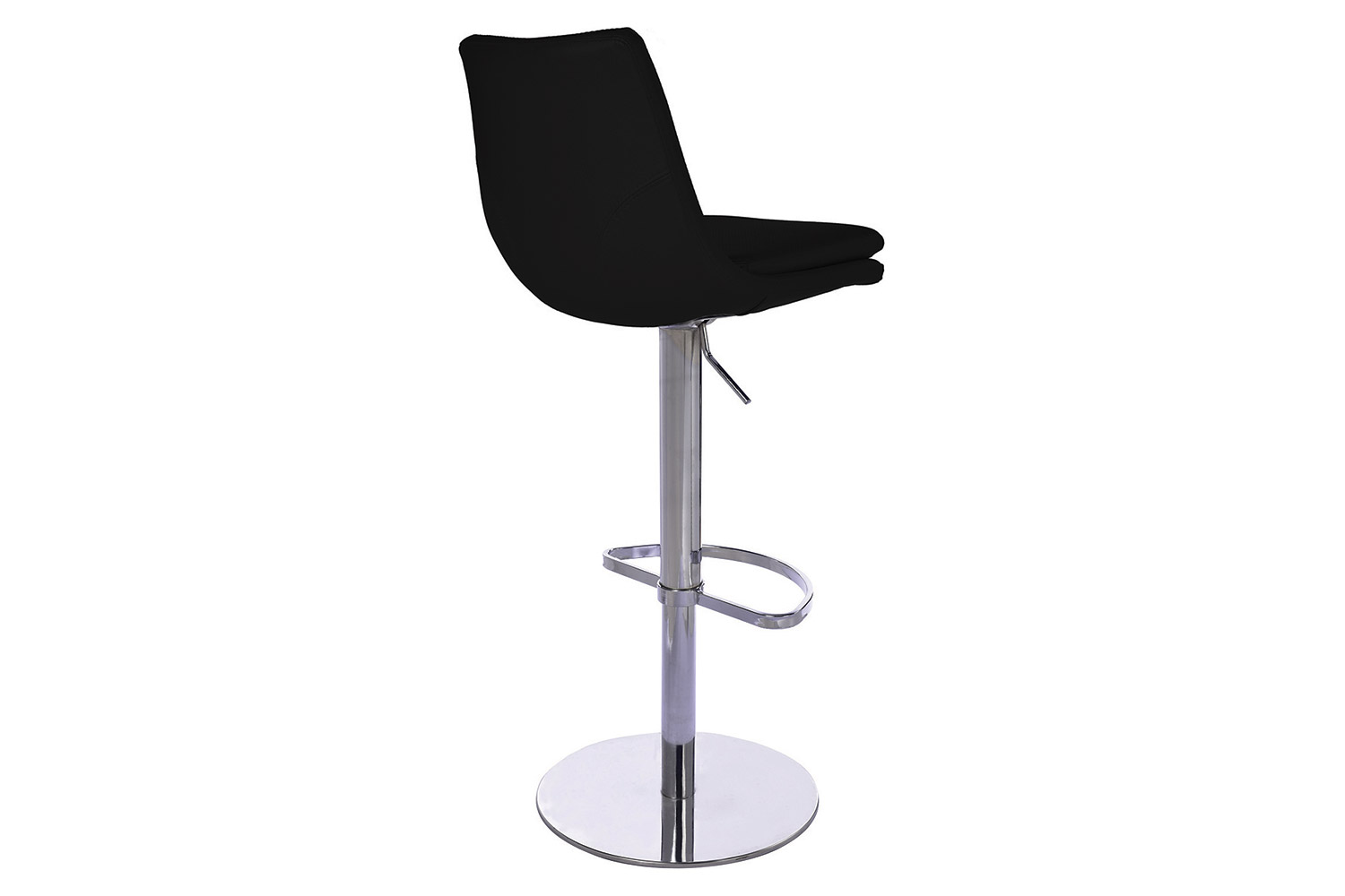 Bellini Monte Carlo Swivel Hydraulic Barstool - Black