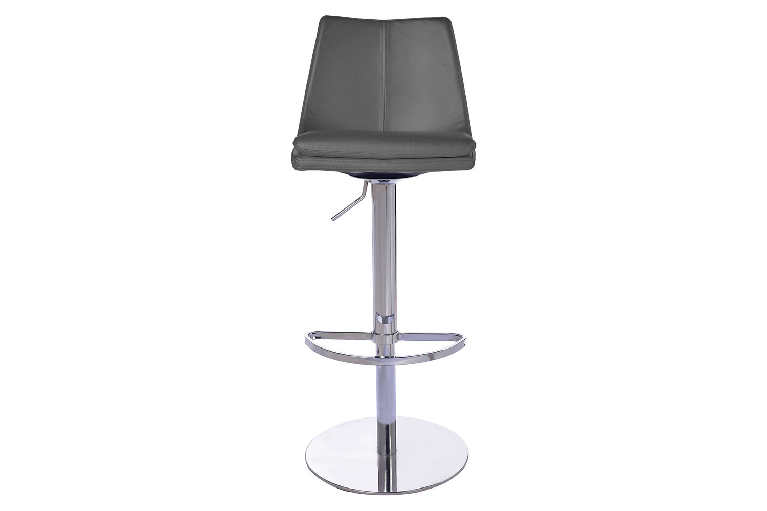 Bellini Monte Carlo Swivel Hydraulic Barstool - Dark Gray