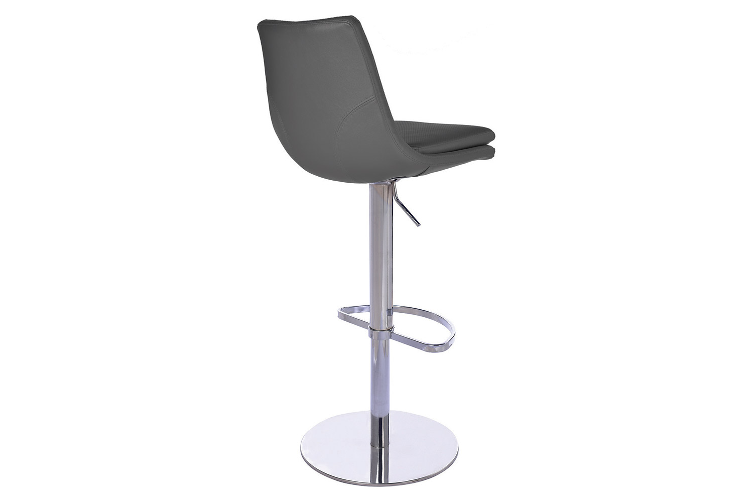 Bellini Monte Carlo Swivel Hydraulic Barstool - Dark Gray