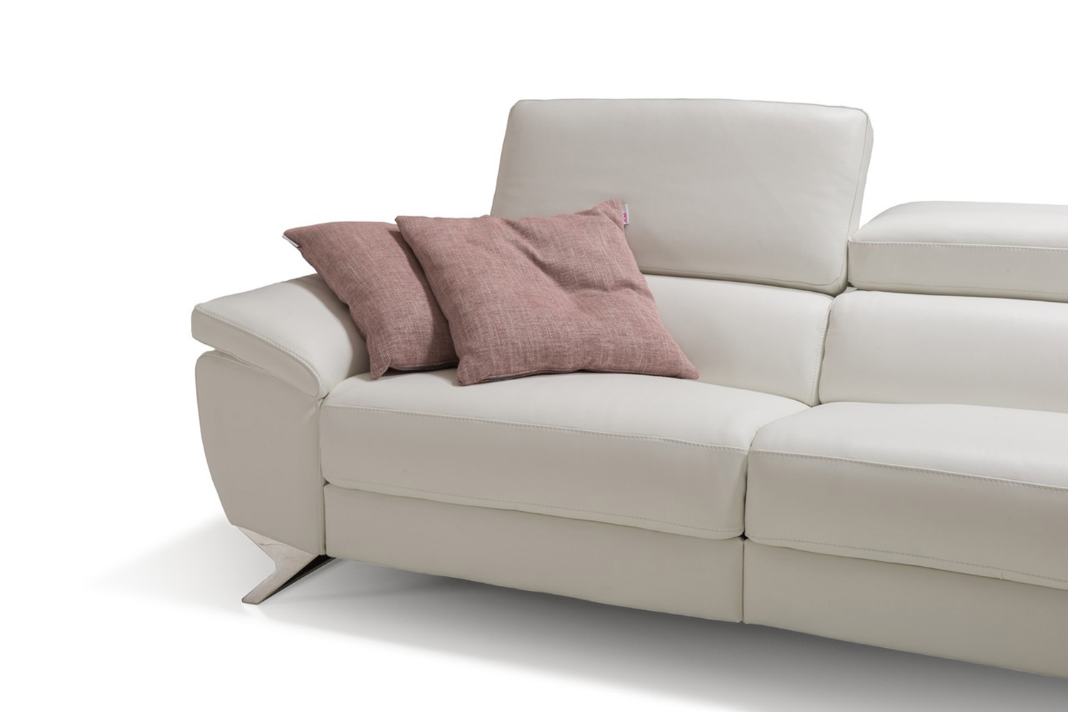 Bellini™ Natalia Sectional - White, Left Hand Facing