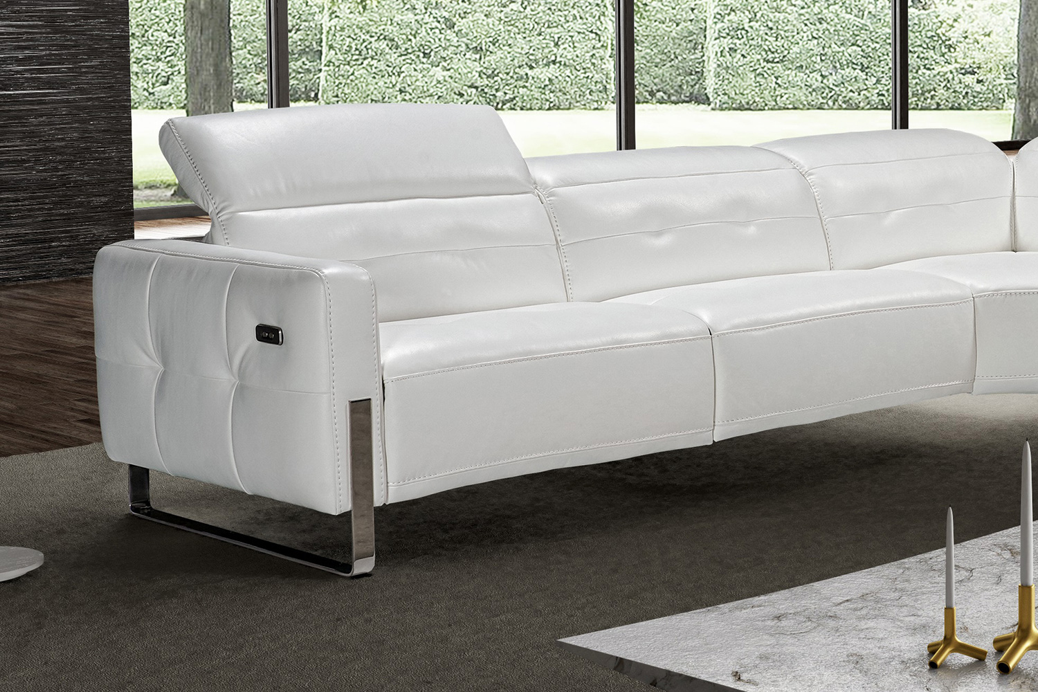 Bellini Nicole Sectional - White