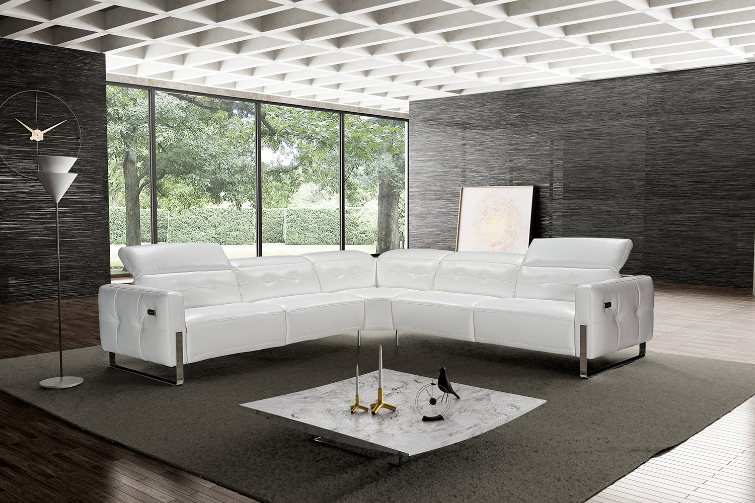 Bellini Nicole Sectional - White