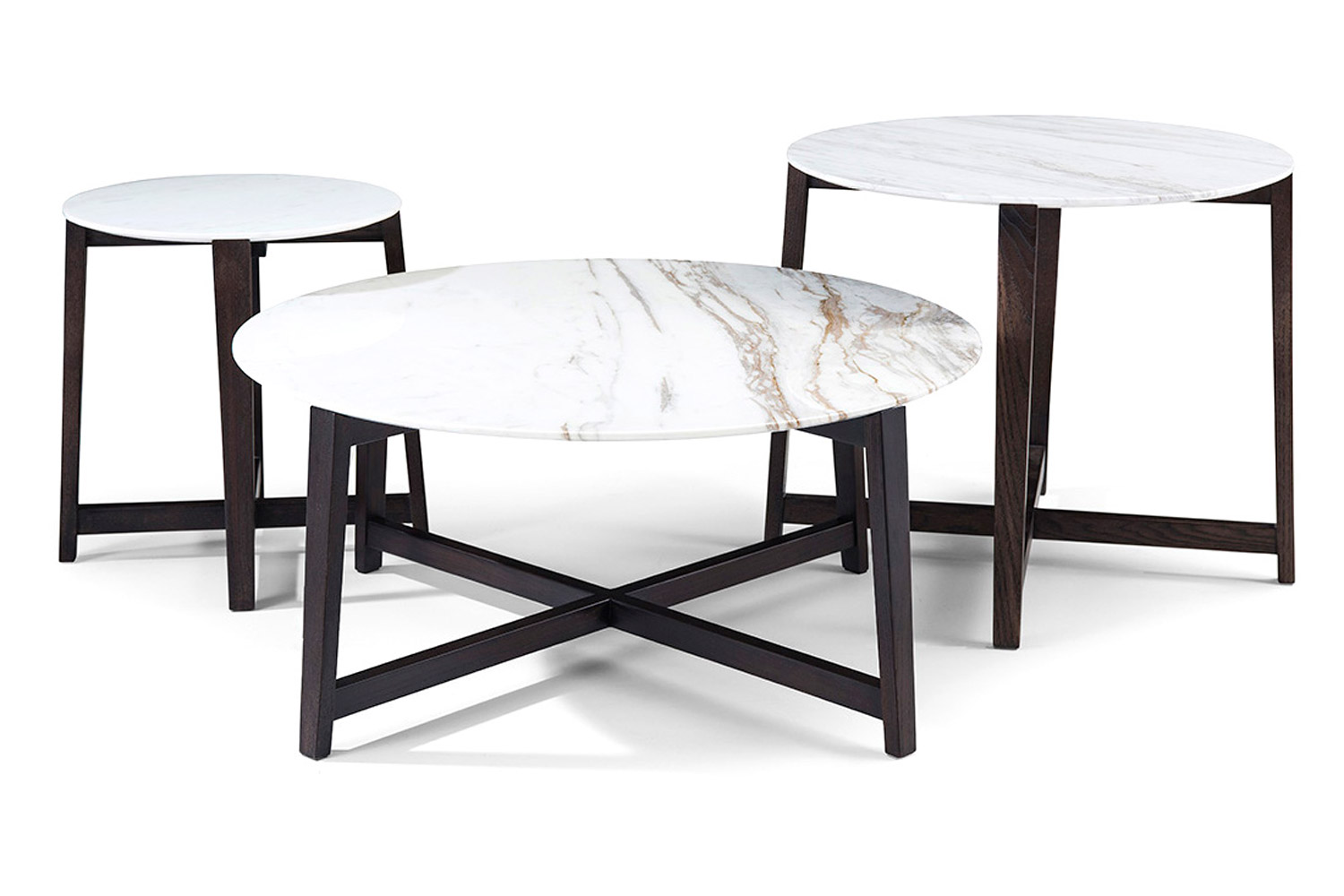 Bellini - Nina Coffee Table in White/Smoked Oak