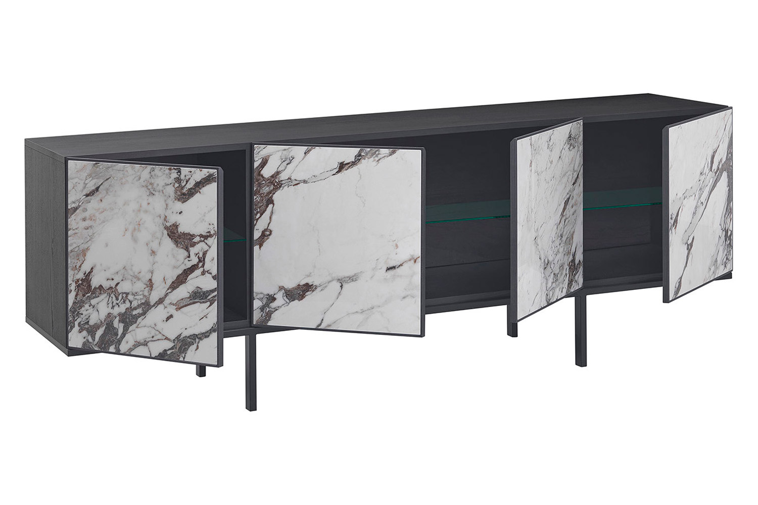 Bellini Ombre Sideboard - Black/Gray