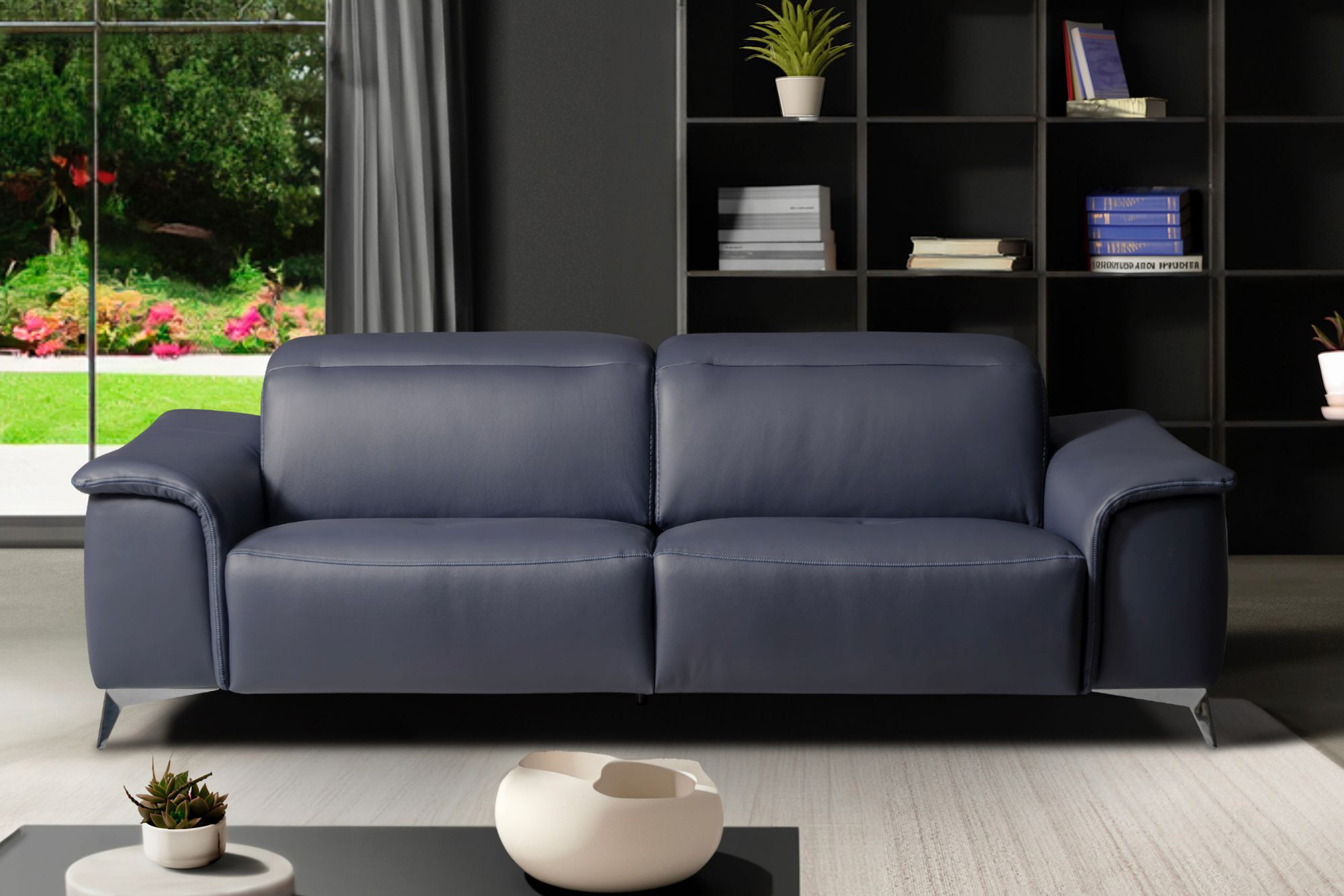 Bellini - Paliano Loveseat in Dark Blue