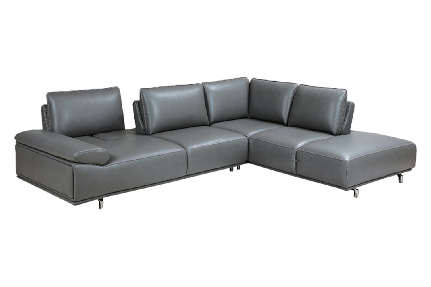 Bellini - Roxanne Sectional with Adjustable Back and Arm Cushions