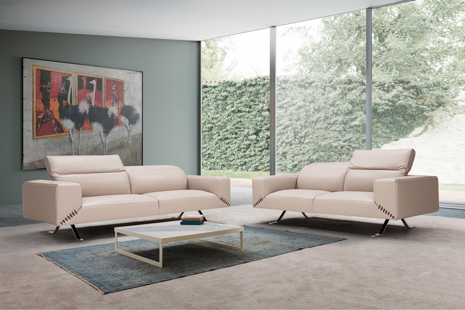 Bellini Silvio Sofa - Silverfox