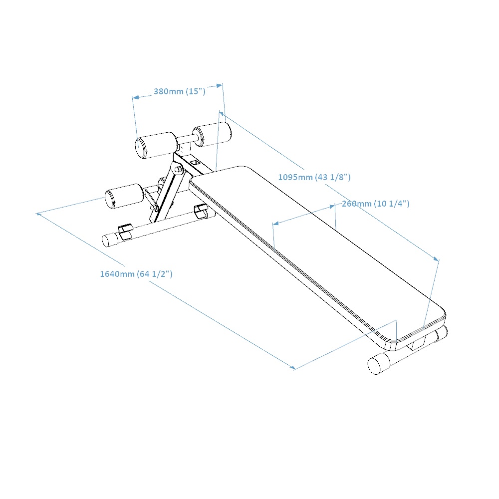 BenchK B1W Rotatable Workout Bench - White