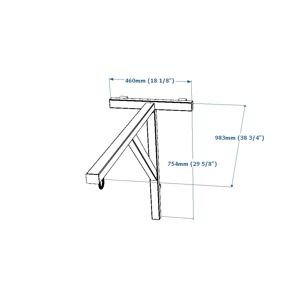 BenchK BBHW Holder for Punching Bag - White