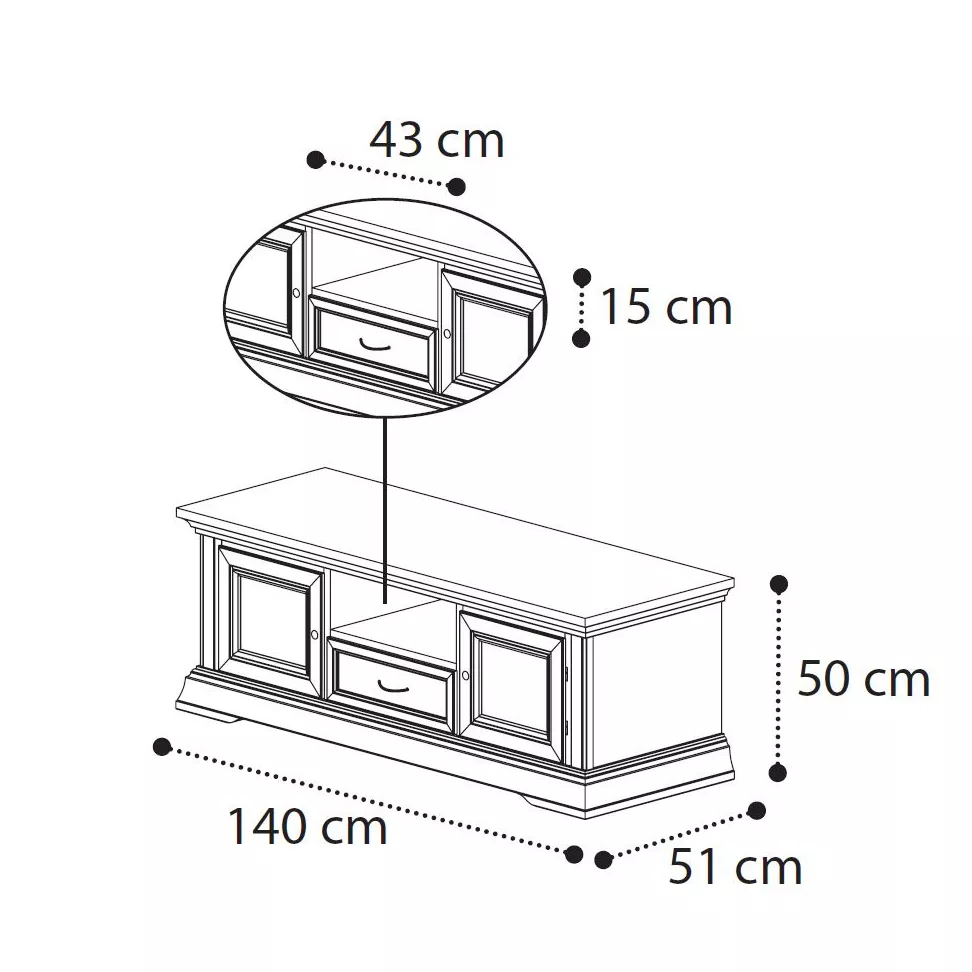 Camelgroup - Treviso Day Maxi TV Stand