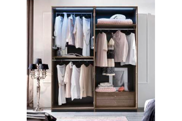 Camelgroup™ Platinum 2-Sliding Door Wardrobe - Silver Birch