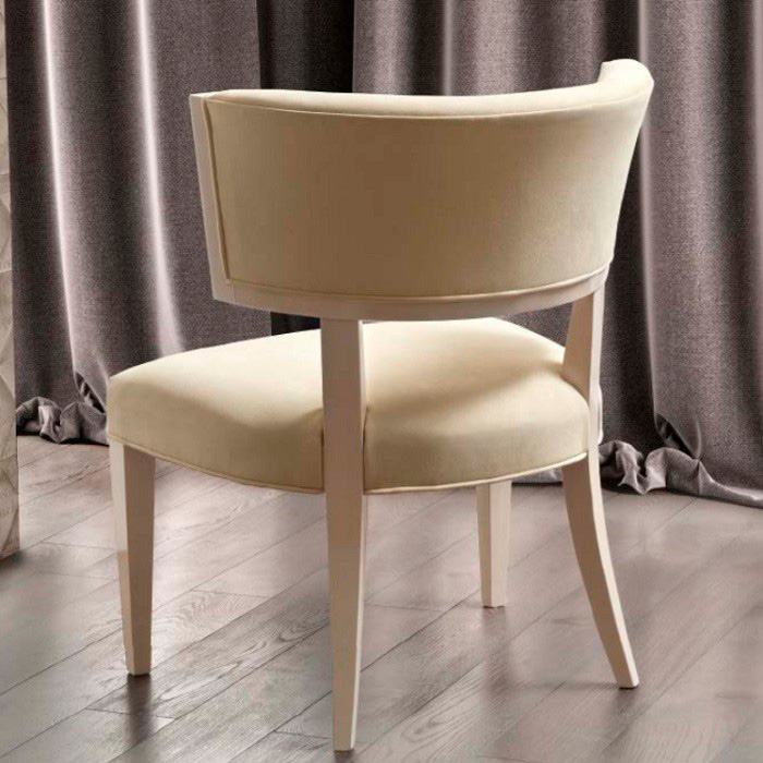 Camelgroup™ Kleo Dining Chair - Beige, Fabric/Nabuk