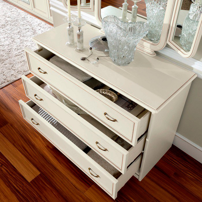 Camelgroup - Ricordi 3 Drawers Single Dresser in Ivory