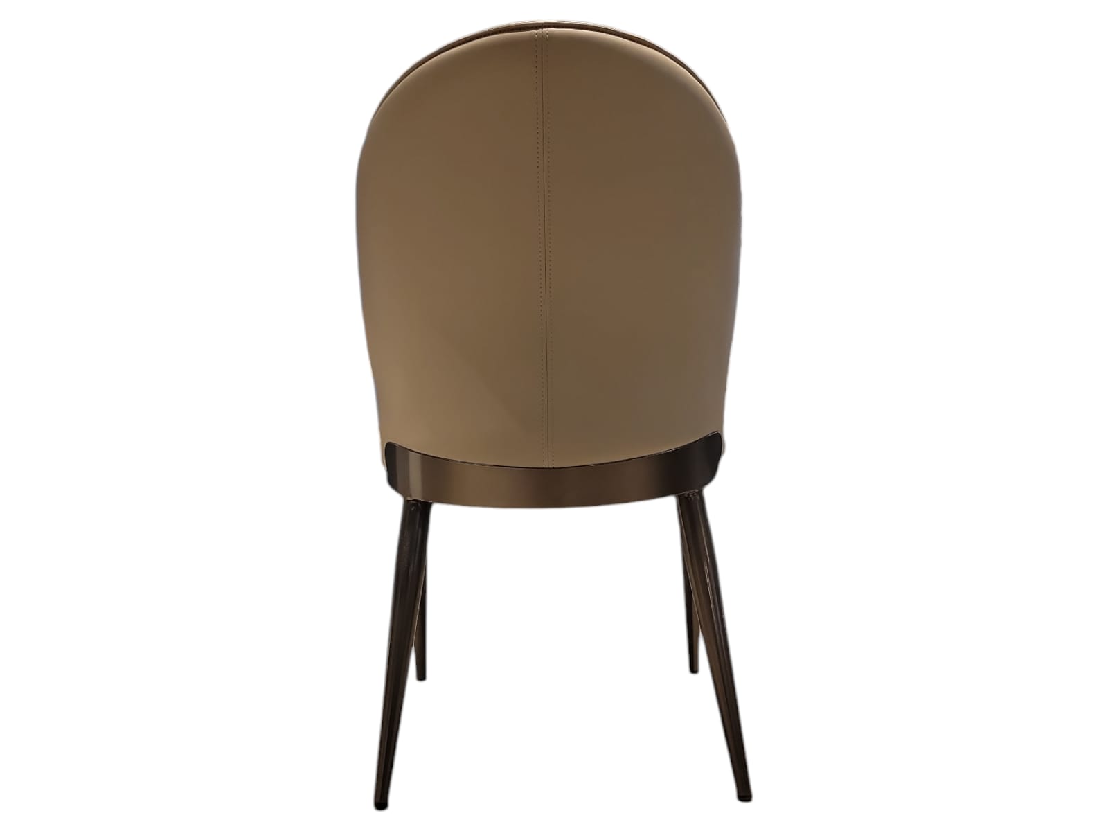 Casabianca - Totem Dining Chair in Taupe, PU-Leather