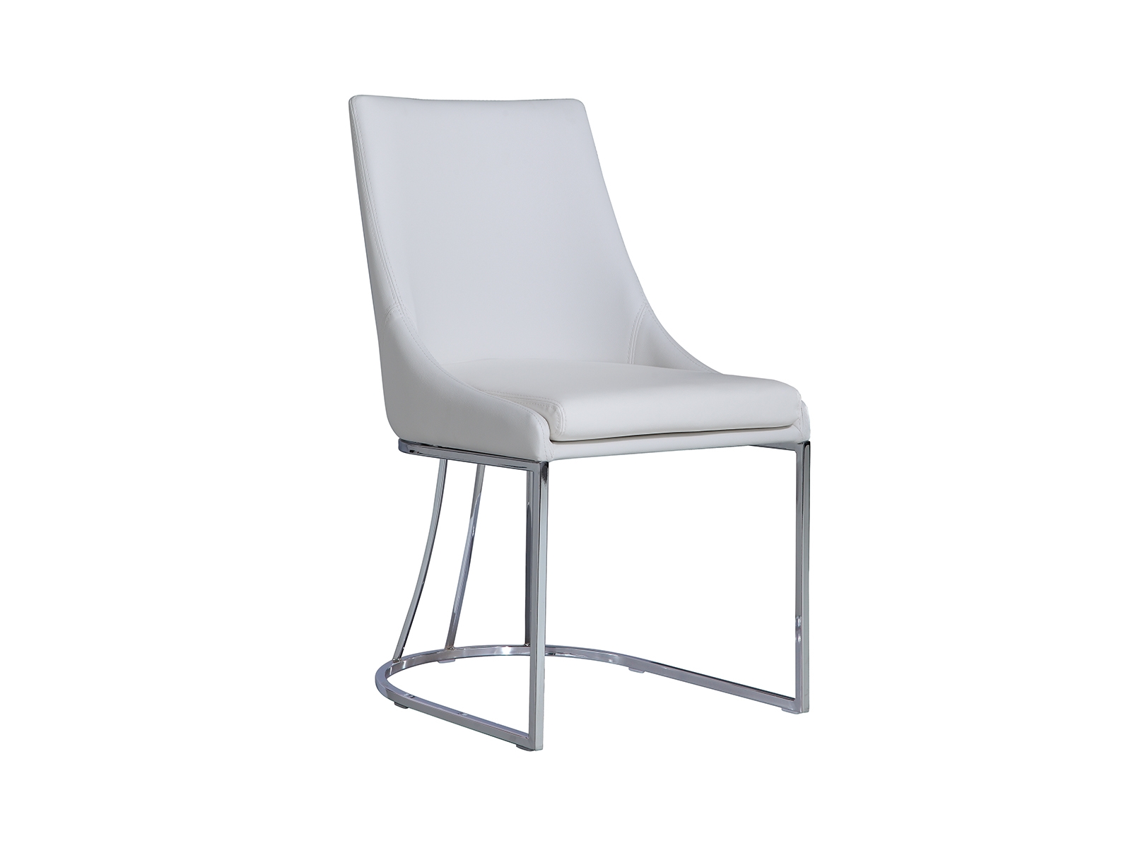 Casabianca - Creek Dining Chair in White Pu Leather