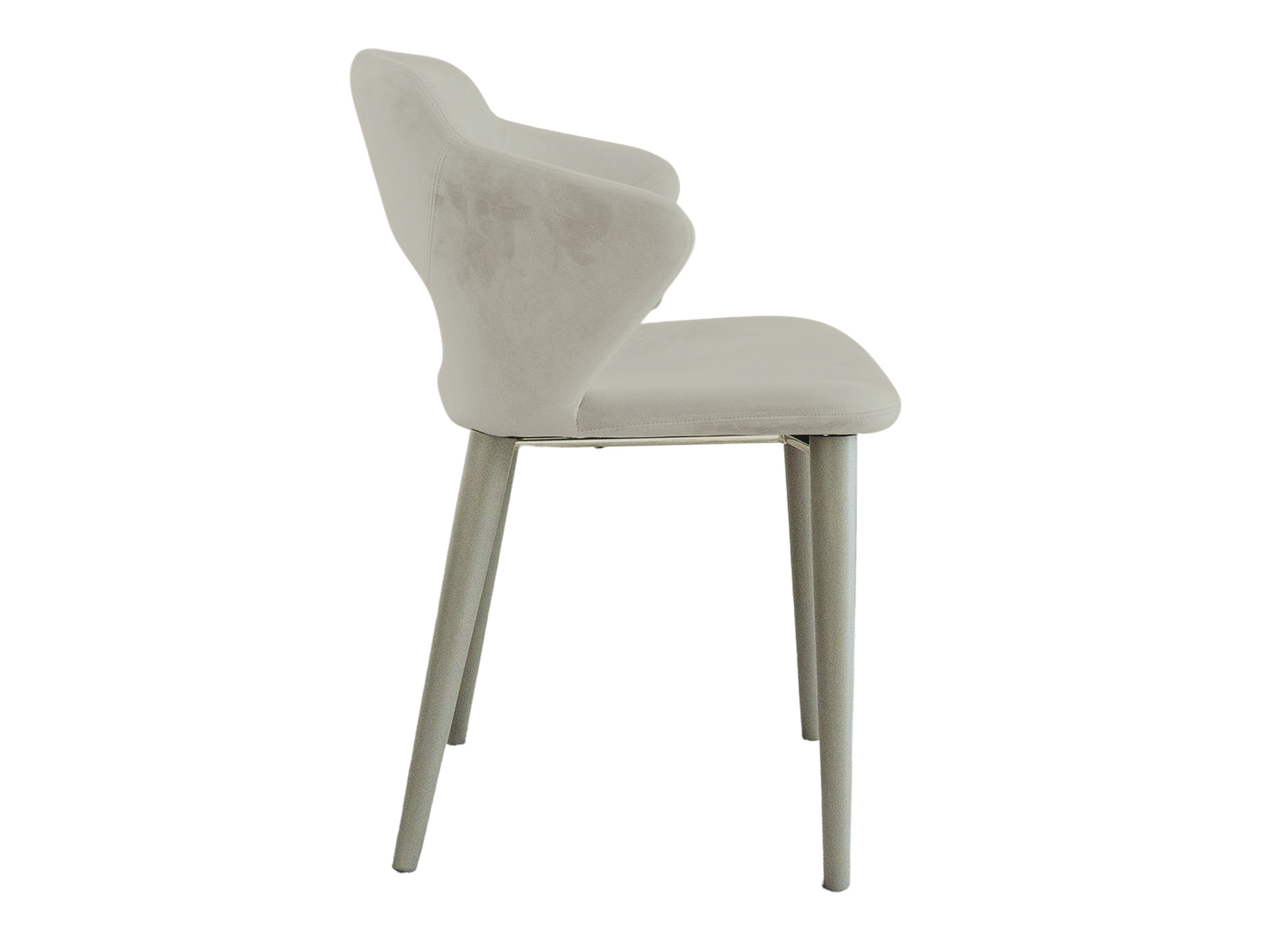 Casabianca - Marilyn Set of 2 Dining Chair In Gray Velvet Fabric