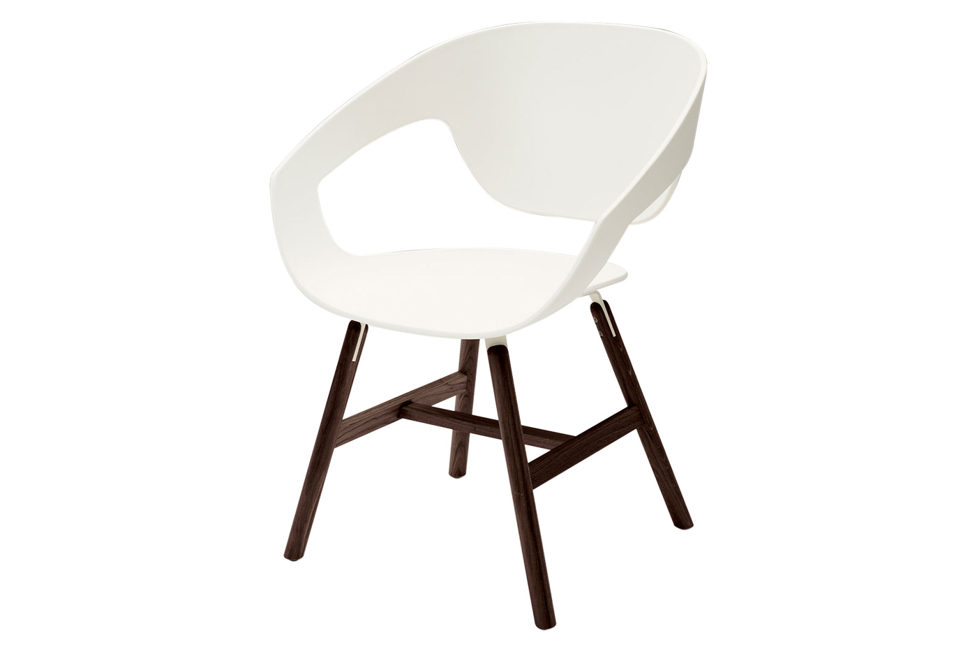 Casamania™ Vad Wood Polypropylene Chair - White