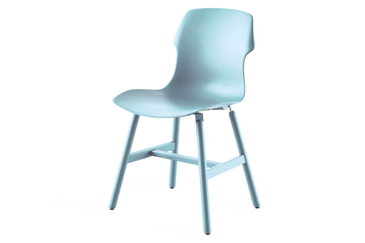 Casamania™ Stereo Metal Polypropylene Chair - Gray