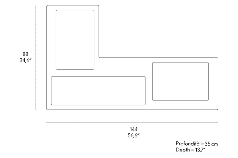 Casamania™ Urban Bookshelf-Display Unit-Bench - White