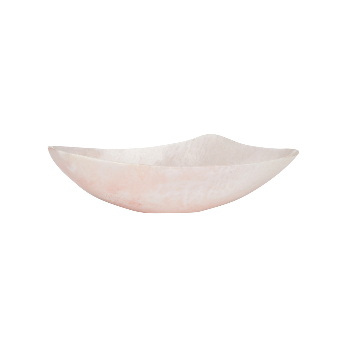 Chelsea House Bucolic Oval Bowl - Pink/Cream, Medium