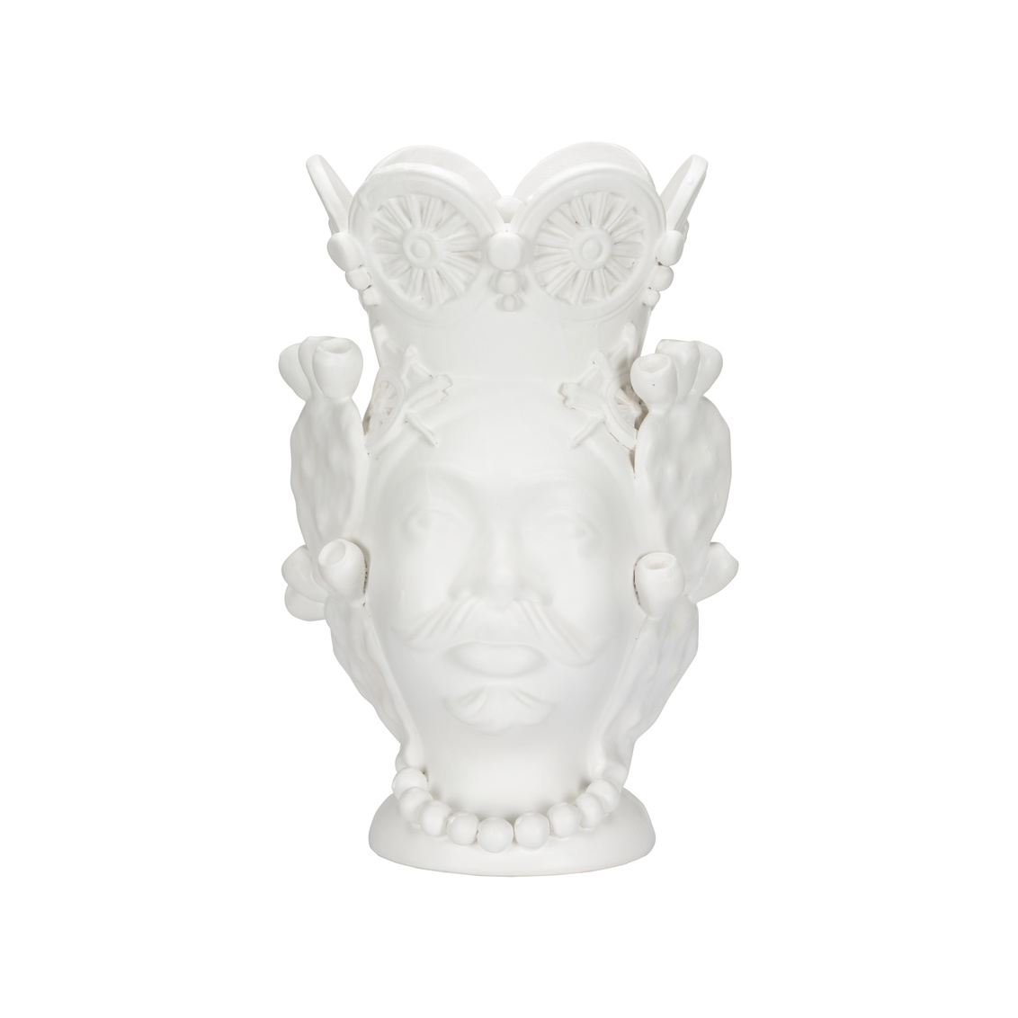 Chelsea House - Omar Male Head in Matte White