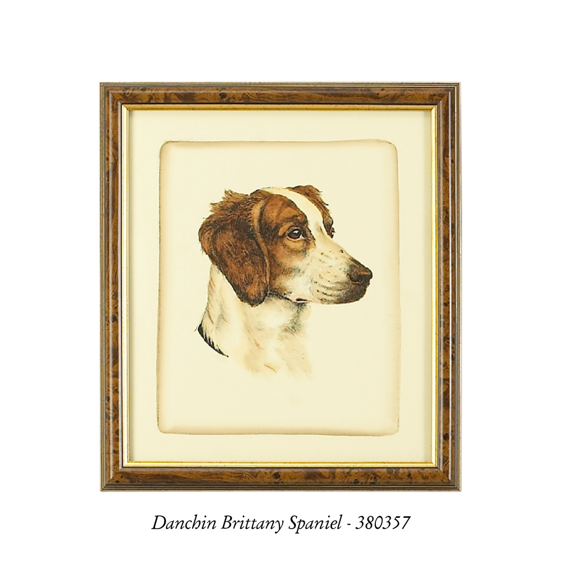 Chelsea House - Danchin Pointer in Brown/Gold Frame