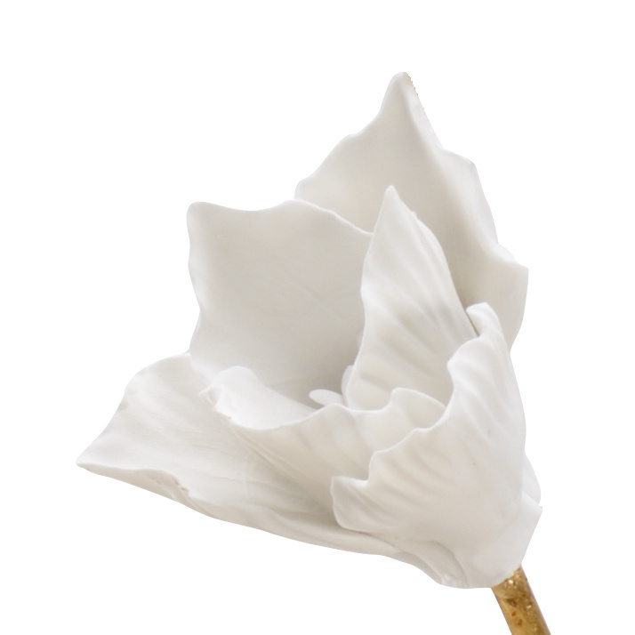 Chelsea House Tulip Stem  - White, Medium