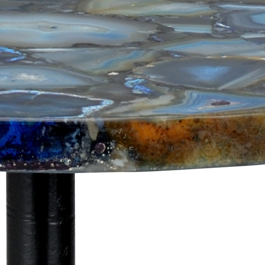 Chelsea House - Agate Side Table in Blue