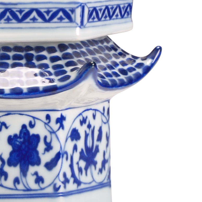 Chelsea House - Pagoda in Cobalt, Ceramic